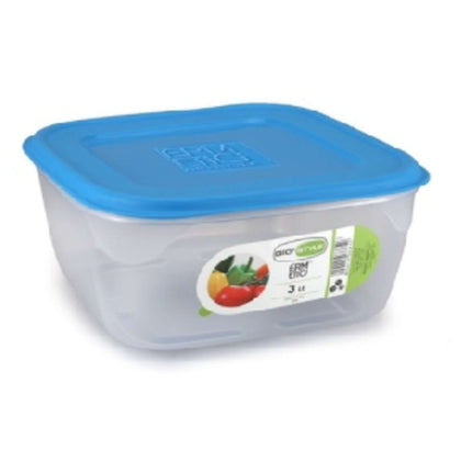 Contenitore Per Alimenti Ermetic Quadrato 3Lt - 21X21X12 Cm