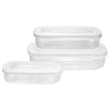 Set 3 Frigo Box Rettangolare - Bianco - 3 / 1,88 / 0,93 Litri