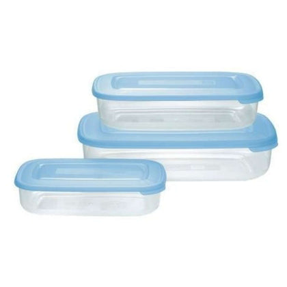 Set 3 Frigo Box Rettangolare - Oceano - 3 / 1,88 / 0,93 Litri