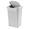 Bacinella Quadrata Con Tappo Bianca - 34X34X14,8 Cm