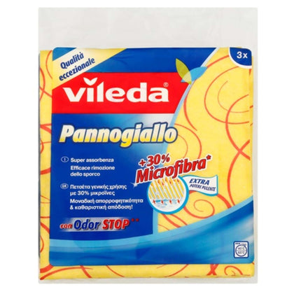 Confezione 3 Pannogiallo Odorstop Vileda