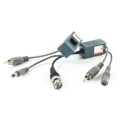 Trasmettitore Video/Audio Balun (Coppia) Alimentato As-Utp121