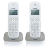 Telefono Cordless Gala Twin Bianco/Grigio