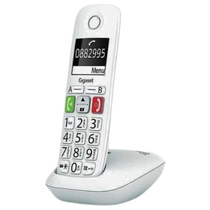 Telefono Cordless Gigaset E290 Bianco Numeri Grandi