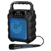 Cassa Audio Diffusore Amplificato Ricaricabile + Microfono (Hps 44B) Blu