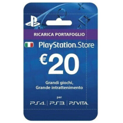 Card Playstation Hang - Ricarica 20 Euro