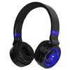 Cuffia Microfono Tm-046-Bl Wireless Blu