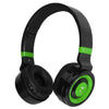 Cuffia Microfono Tm-046-Gr Wireless Verde