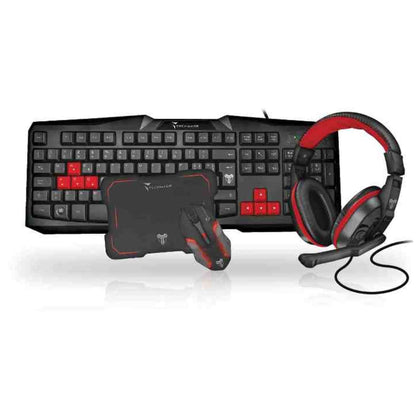 Kit Tastiera + Mouse + Pad + Cuffie Tm-Gamingset2 Gaming 2