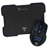 Mouse + Mouse Pad Gaming Tm-M016-Bl Blu