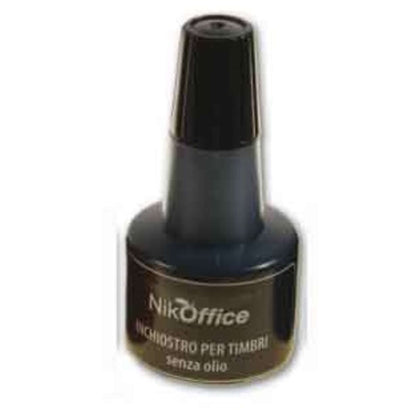 Inchiostro Per Timbro Cuscinetto - Flacone 30Ml. - Nero