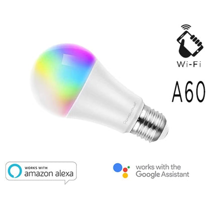 Lampada Led Smart Ee-9We2760R Rgb + Bianco Caldo E27 A60 Dimmerabile Wifi - Alexa E Google Home