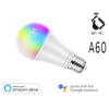 Lampada Led Smart Ee-9We2760R Rgb + Bianco Caldo E27 A60 Dimmerabile Wifi - Alexa E Google Home