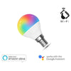 Lampada Led Smart Ee-45We14G Rgb + Bianco Caldo E14 G45 Dimmerabile Wifi - Alexa E Google Home