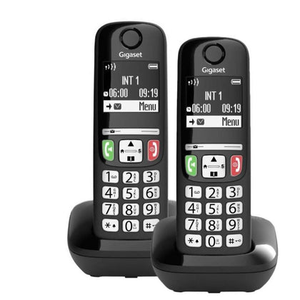 Telefono Cordless Gigaset E270 Duo Nero (L36852-H2816-K131)