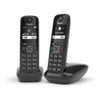 Telefono Cordless Gigaset As690A Duo Nero Segreteria (L36852-H2836-K101)