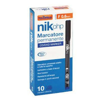 Marcatore A Penna Ohp F 0.6Mm Nero 20Nik148/1 (10 Pz)