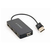 Hub 4 Porte Usb Nero (Uhb-U2P4-04)