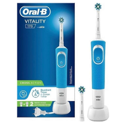 Spazzolino Elettrico Oral-B Vitality 170 Crossaction - Blu/Bianco