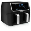Friggitrice Aerofryer Doppio Cestello (Fr-6970) 9L. Nero