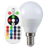 Lampadina A Led Bulbo 3.5W E14 P45 Controllo Luminosita Rf Attenuabile Rgb + 4000K (2776)