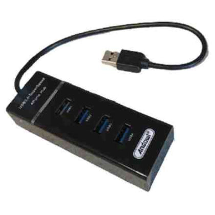 Hub 4 Porte Usb 3.0 (Q-303) Nero