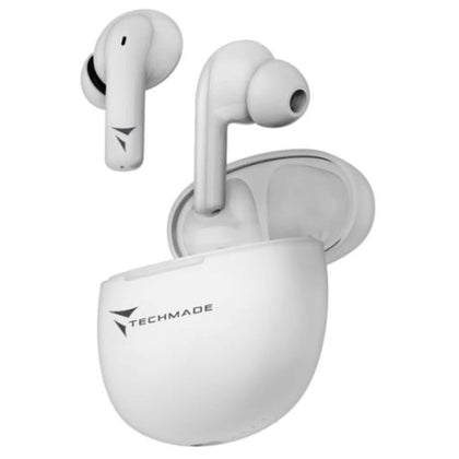 Auricolari Bluetooth Earbuds Con Box Di Ricarica Bianco (Tm-K201E-Wh)