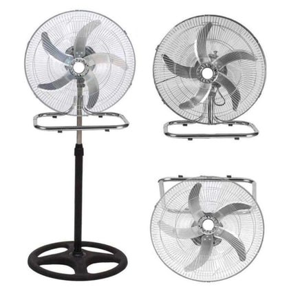 Ventilatore 50X125 3 In 1 - Piantana, A Parete, Tavolo - 3 Velocita' - 65W