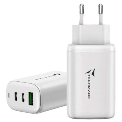 Caricabatterie Usb-C/Usb-A 65W Fast Charge (Tm-P937-Wh) Bianco