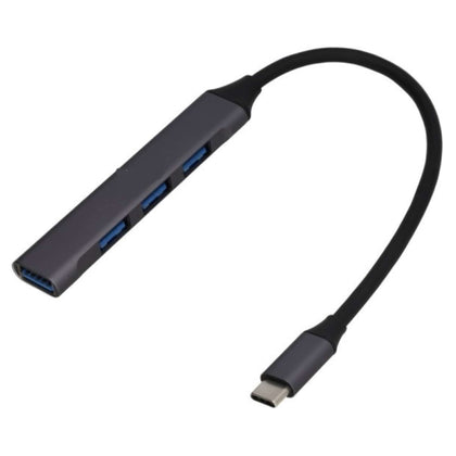 Hub 4 Porte Usb 3.0 Slim Type-C Ad Usb3.0 + Usb2.0 (Le-120)