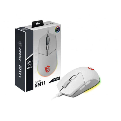 Mouse Gaming Clutch Gm11 White Gaming Usb (S12-0401950-Cla)