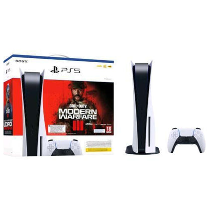 Console Playstation 5 Ps5 Ed. White Con Lettore + Gioco Call Of Duty Mw 3