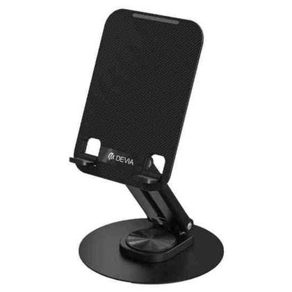 Supporto Pieghevole In Metallo Con Rotazione 360 Gradi Per Tablet/Smartphone (De360Fs700B)