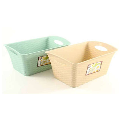 Cestino Living Rattan - 30X19Xh12 Cm