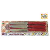 Set 6 Coltelli Tavola 24Tf Rosso Marob