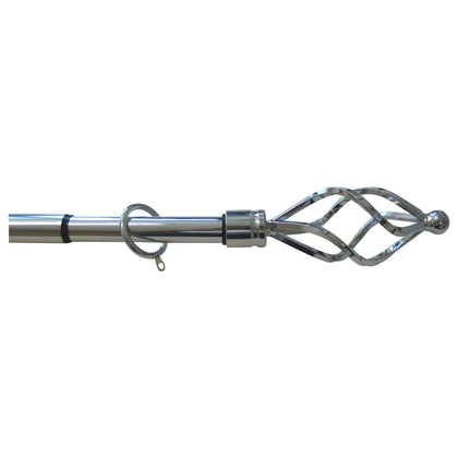 Utilia BASTONE PER TENDE VORTICE Estensibile cm. 120Ø·215 col. Oro antico
