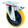 Avo RUOTA GIREVOLE PER CARRELLI POLIURETANO+FRENO art.24ANT mm.200-piastra mm.100x85