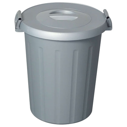 ICS BIDONE CON COPERCHIO OKEY Lt. 50 - Ø cm. 47x52 h col. Grigio