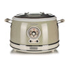 Ariete 2904 Rice Cooker - Cuociriso Elettrico con bowl in ceramica - Sushi fatto in casa - Multicooker - Linea Vintage - 3,5 L - 650 W - Beige