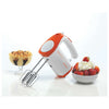 Ariete 1565 Mixy Professional - Sbattitore elettrico con ciotola rotante - 5 velocità - 2 set di fruste in Acciaio Inox - 2,4 L - 300 Watt - Arancione