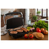 Ariete 1911 Toast & Grill Slim - Piastra elettrica antiaderente per toast e sandwich - piastra rigata - 1000 Watt - Argento