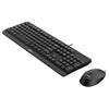 Philips Serie 2000 SPT6207BL/34 tastiera Mouse incluso Universale USB QWERTY Inglese Nero