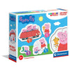 Clementoni Supercolor 20829 puzzle Puzzle con formine 3 pz Cartoni