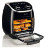 Ariete 4619 Airy Fryer Oven - Friggitrice ad Aria e Forno Elettrico con Girarrosto - Cestello Rotante - Essiccatore - 2000 Watt - 11 Litri - Nero