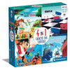 Clementoni 4 in 1 Giochi Da Tavolo
