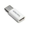 Adattatore Micro-Usb a Type C ADP-01P Bianco