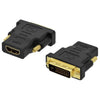 Ewent EC1371 adattatore per inversione del genere dei cavi DVI-D 24+1 HDMI Nero