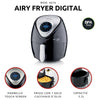 Ariete 4616 Airy Fryer Digital - Friggitrice ad Aria - Frigge senza grassi e olio - 7 Programmi Preimpostati - 1300 Watt - 3,5 Litri - Nero