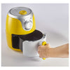 Ariete 4615 Airy Fryer Mini - Friggitrice ad Aria - Frigge senza olio e grassi - Temperatura max 200° - 1000 Watt - 2 Litri - Giallo