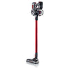 Ariete 2757 22v Lithium - Scopa Elettrica Senza Fili - 3 livelli di Filtrazione - Batteria Li-Ion 2200 mAH - Kit accessori incluso - Rosso
